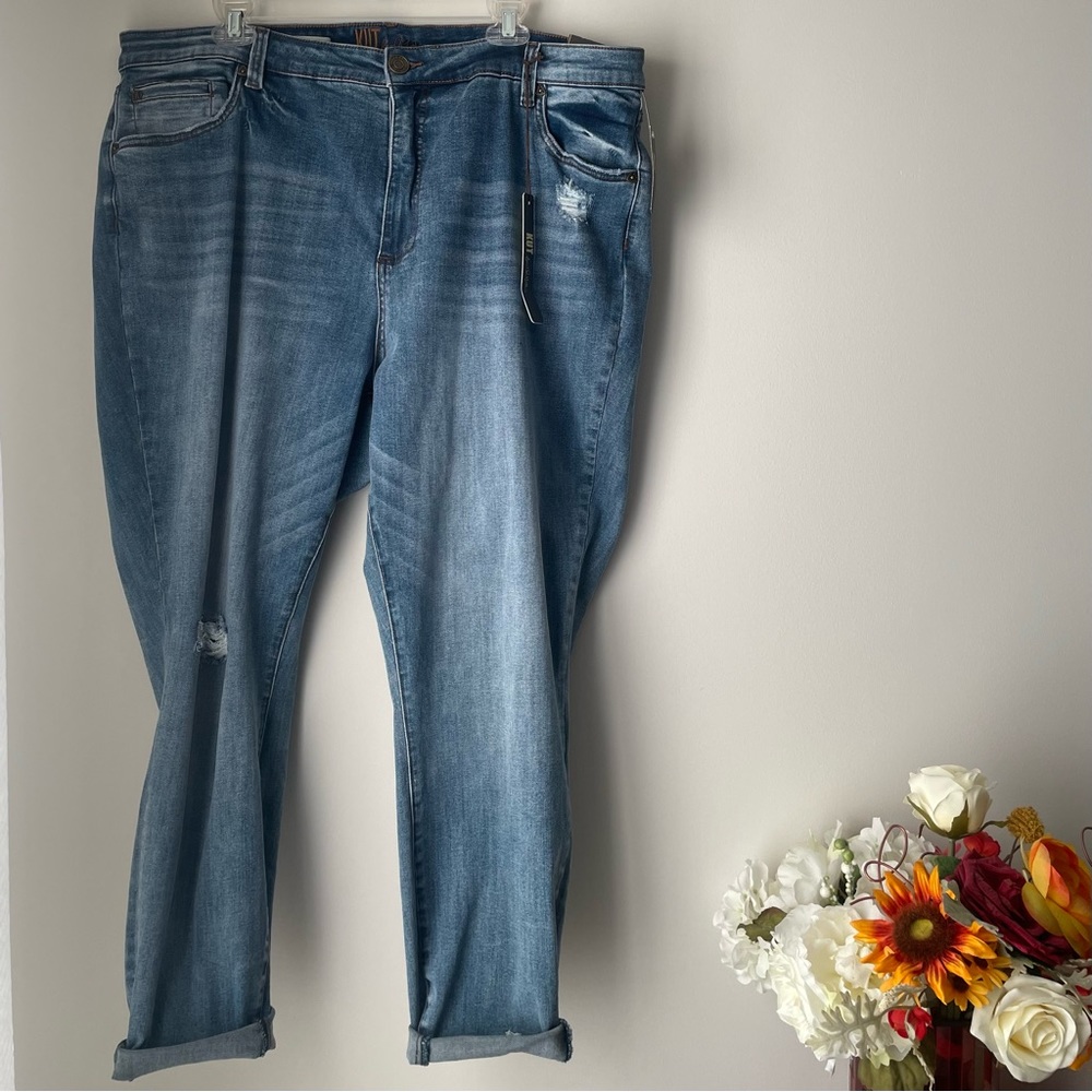Kut from the Kloth Womens Plus Carlo Skinny Ankle Jeans Size 24W